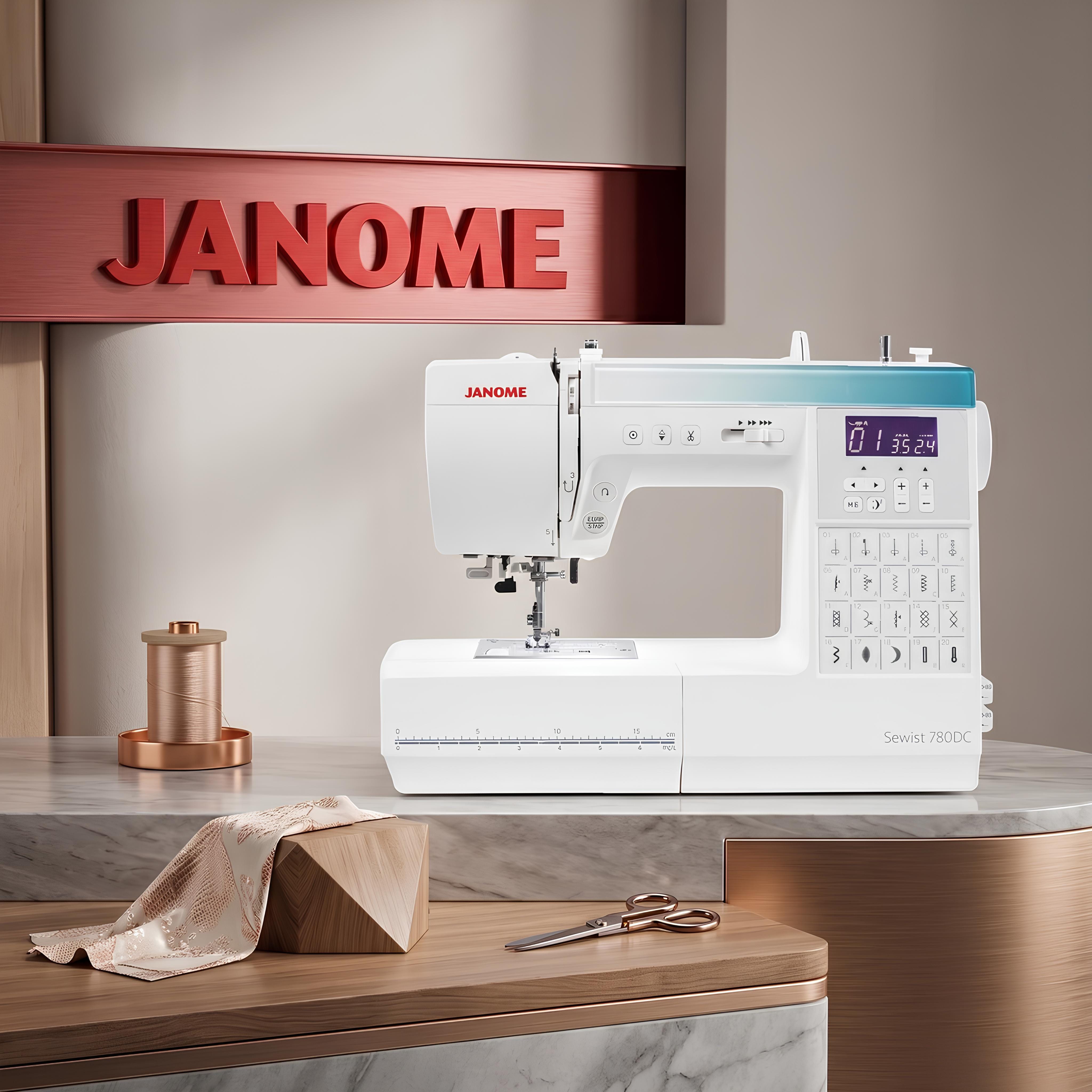 จักรเย็บผ้า  JANOME รุ่น SEWIST 780DC สีขาว (กระเป๋าหิ้ว)_4